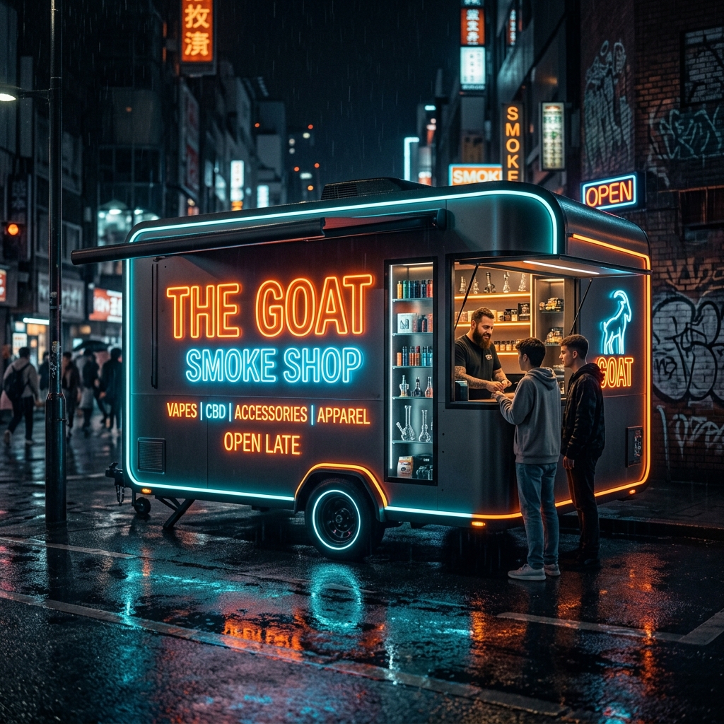 Custom Mobile Smoke Shop Trailer
